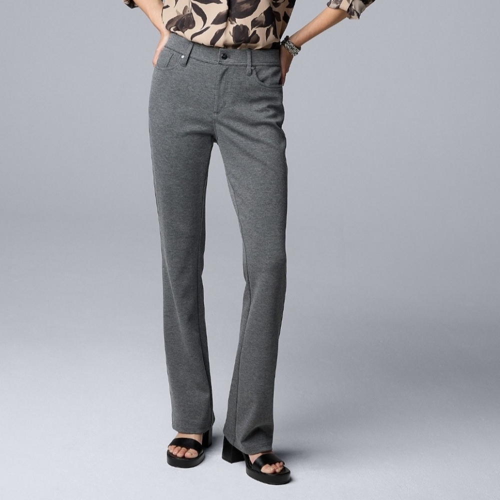 Simply Vera Vera Wang Charcoal Trousers